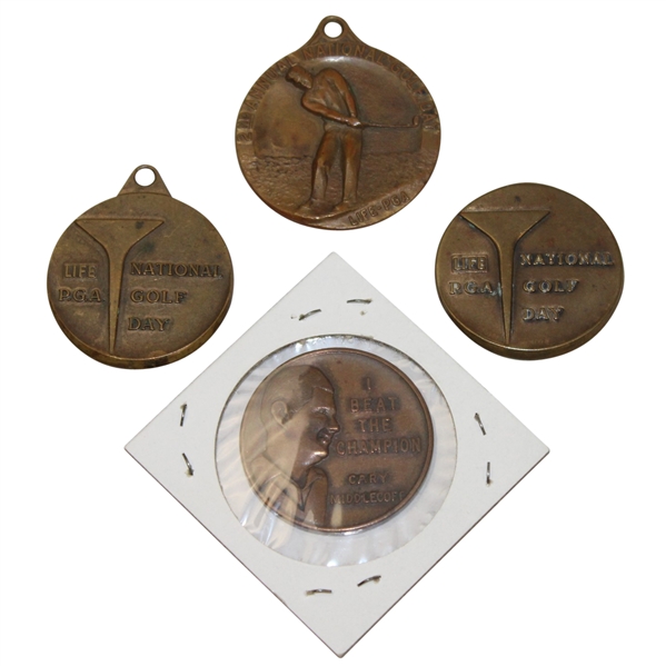 Lot of Four 'I Beat the Pro's' Medals - 1953, 1955 (x2), & 1957