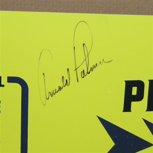 Arnold Palmer Signed Classic Pennzoil Advertisement JSA ALOA