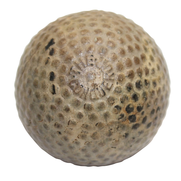 Vintage 'The Conqueror' Bramble Pattern Golf Ball