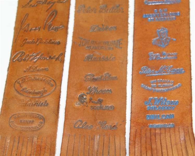 Classic Leather Golfers and Manufacturers Strips