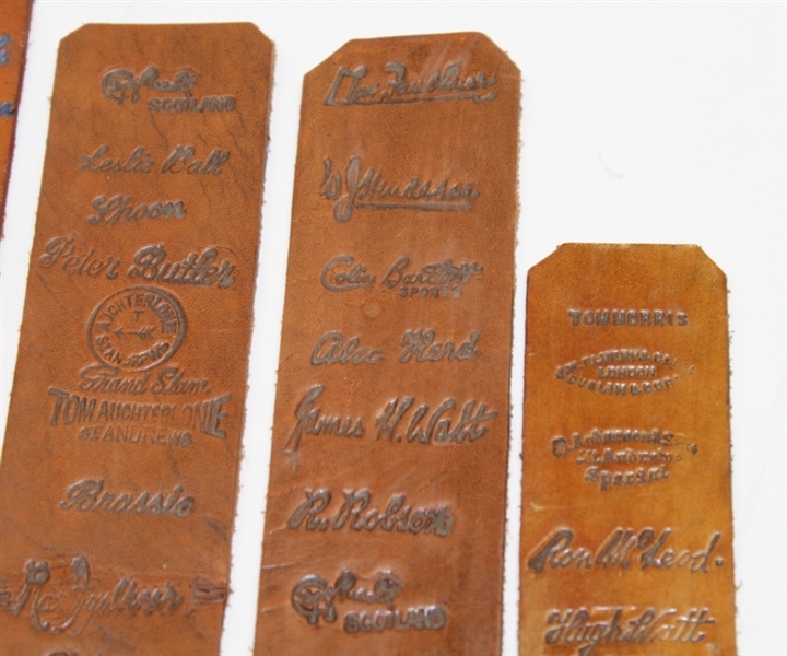 Classic Leather Golfers and Manufacturers Strips