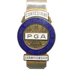 1966 PGA Championship at Firestone CC Contestant Money Clip/Badge - Al Geiberger Winner