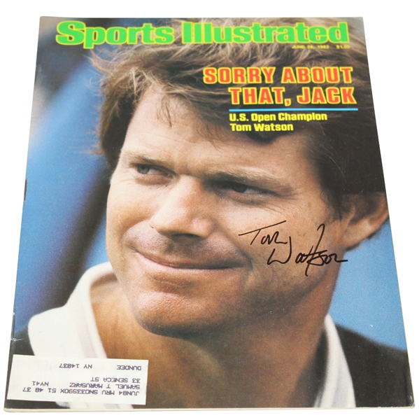 Tom Watson Signed Sports Illustrated - June 28, 1982 JSA #P36740