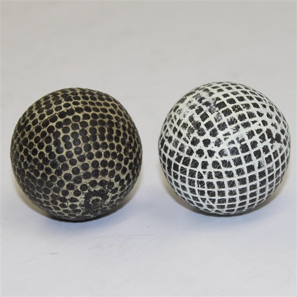 Lot of Two Vintage Golf Balls - Mesh & Bramble