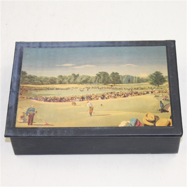 Lot of Three Golf Ball Boxes - Jones at Winged Foot, Whiting, & Clubhouse Depictions