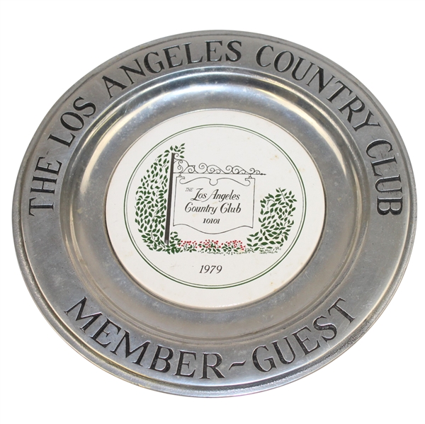 1979 Los Angeles County Club Member-Guest Pewter Plate