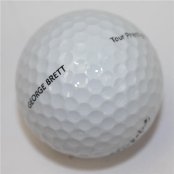  Tough Autograph George Brett Signed on His Personal Royals Logo Golf Ball JSA ALOA
