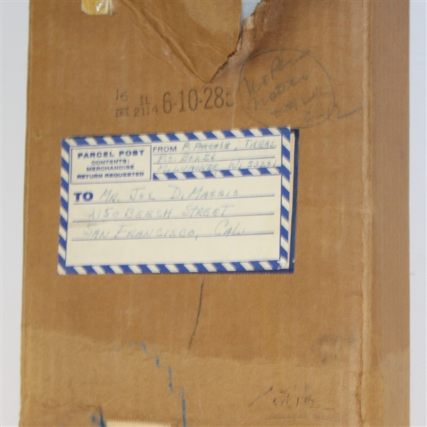 Joe DiMaggio Personal Club with Original Shipping Box