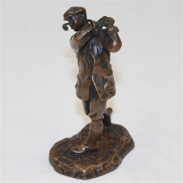 Seldom Seen Elkington & Co. Bronze Statuette of Harry Vardon - 5