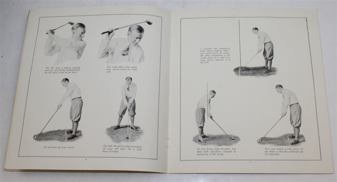 Chick Evans' Golf Secrets - Brunswick Golf Records in Binder with Instruction Booklet