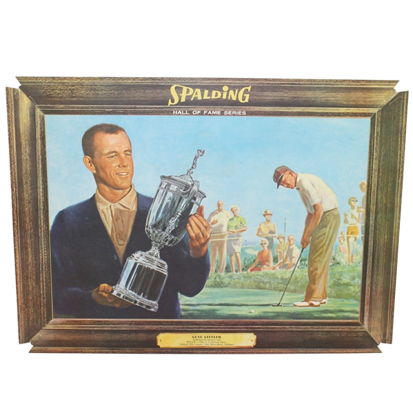 1945 Spalding Gene Littler Hall of Fame Series Advertisement - Excellent Condition