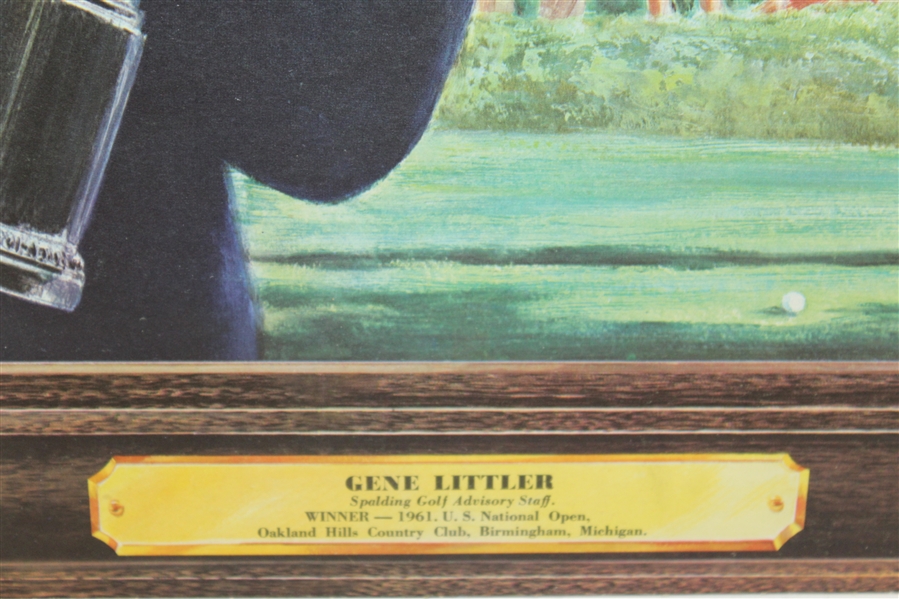 1945 Spalding Gene Littler Hall of Fame Series Advertisement - Excellent Condition