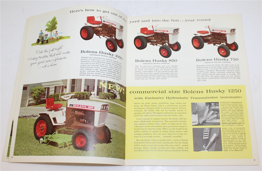 1967 Arnold Palmer Bolens Outdoor Power Equipment Catalogue