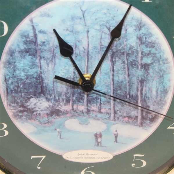 Hole #13 Augusta National Julee Simmons 1996 Commemorative Clock - Works
