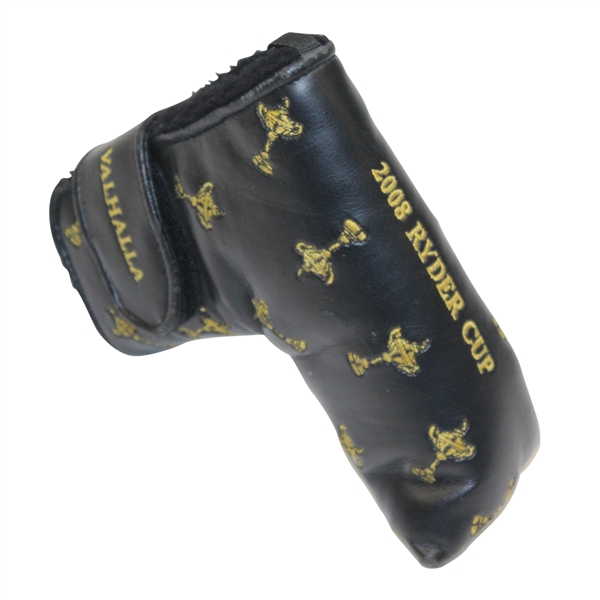 2008 Ryder Cup at Valhalla Black with Yellow Trophies Putter Head Cover