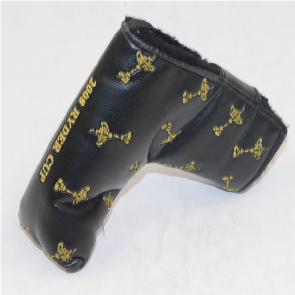 2008 Ryder Cup at Valhalla Black with Yellow Trophies Putter Head Cover