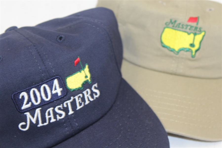 Augusta National Member Hat, 2004 Masters Hat, & Undated Masters Hat