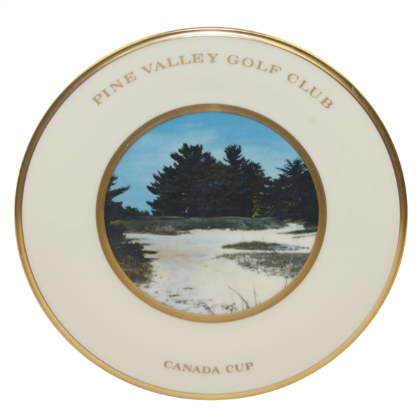 Pine Valley Golf Club Lenox Canada Cup Trophy Plate - 17th Hole