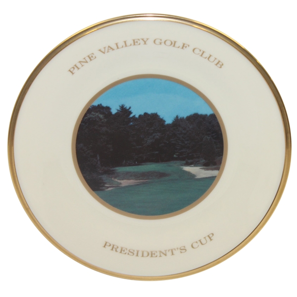 Pine Valley Golf Club Lenox President's Cup Plate - 8th Hole