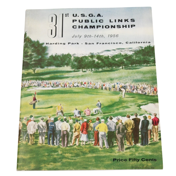 1956 USGA Public Links Championship at Harding Park Program