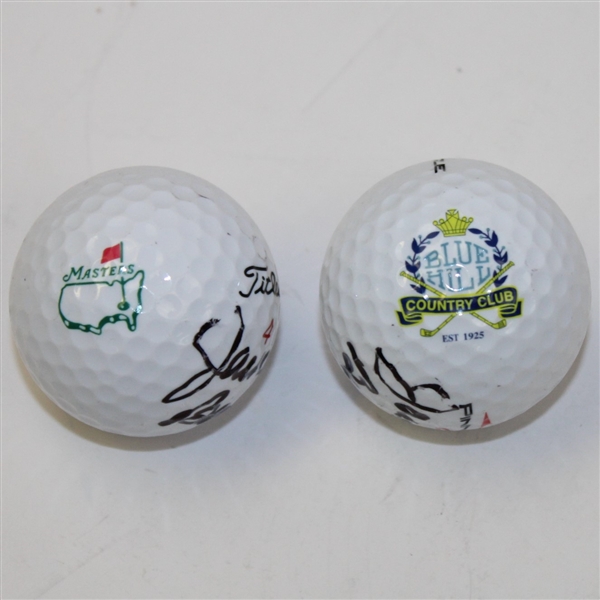Jack Burke Signed Masters and PGA Championship Logo Golf Balls JSA ALOA