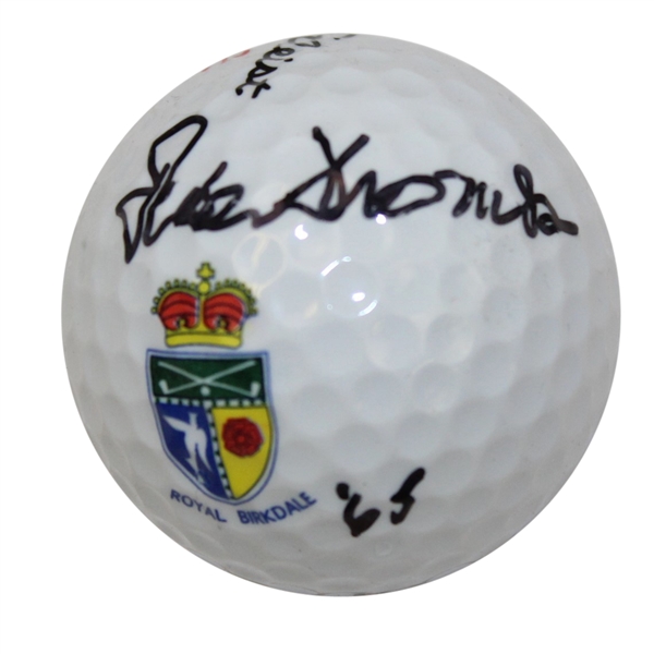 Peter Thomson Signed Royal Birkdale Logo Golf Ball with Year Won Notation JSA ALOA