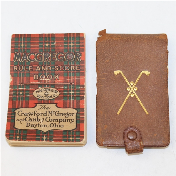 Lot of Two Vintage Golf Score Books - MacGregor & Unmarked