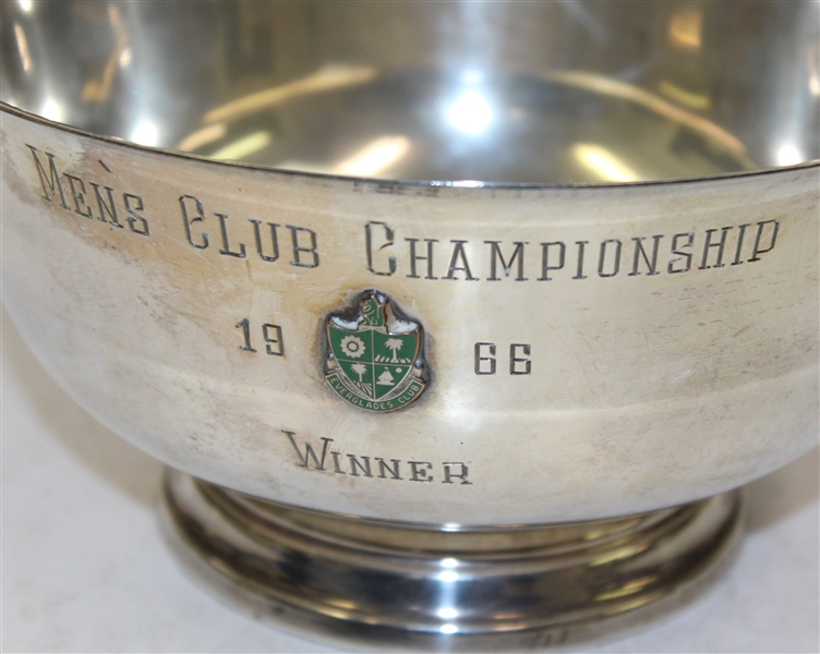 1966 Everglades Club Men's Club Championship Winner Bowl - Sterling Silver