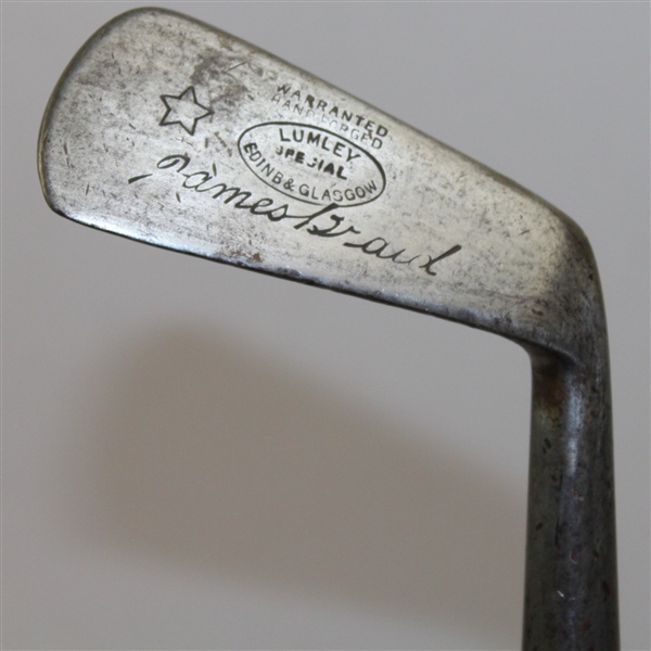 Circa 1905 James Braid Lumley Special Hand Forged Iron - with Information Packet