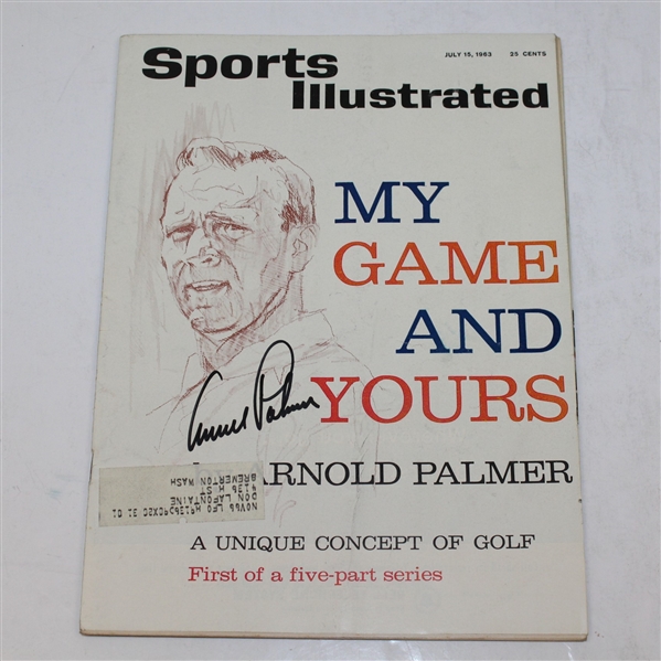 Arnold Palmer Signed 1963 Sports Illustrated - July 15 JSA #P36663