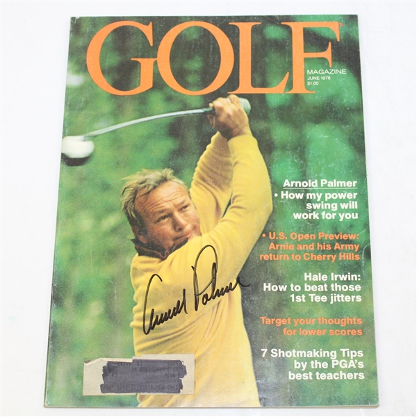 Arnold Palmer Signed 1978 GOLF Magazine - June JSA #P36709