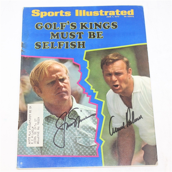 Arnold Palmer & Jack Nicklaus Signed 1970 Sports Illustrated - June 1 JSA #Y87339