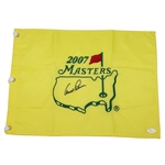 Arnold Palmer Signed 2007 Masters Embroidered Flag JSA #Z08145