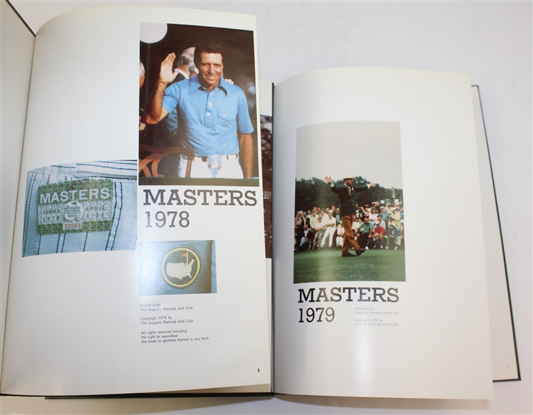 1978 & 1979 Masters Annual Books - Gary Player & Fuzzy Zoeller