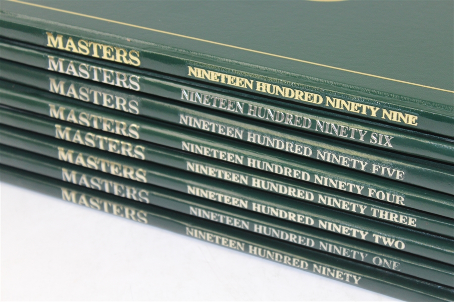 1990-1999 Masters Annual Books - Missing 1997 & 1998