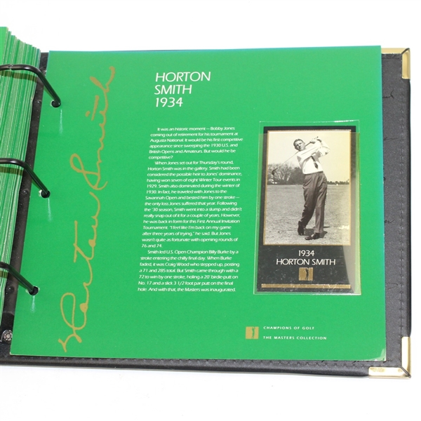 Complete GSV Masters Champions Card & Pages Set with Binder Through 1997