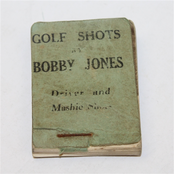 Golf Shots by Bobby Jones Driver and Mashie Shots Flip Book - JOHN ROTH COLLECTION