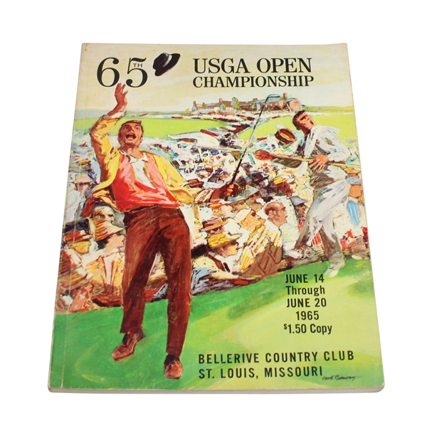 1965 US Open at Bellerive Country Club Program - JOHN ROTH COLLECTION
