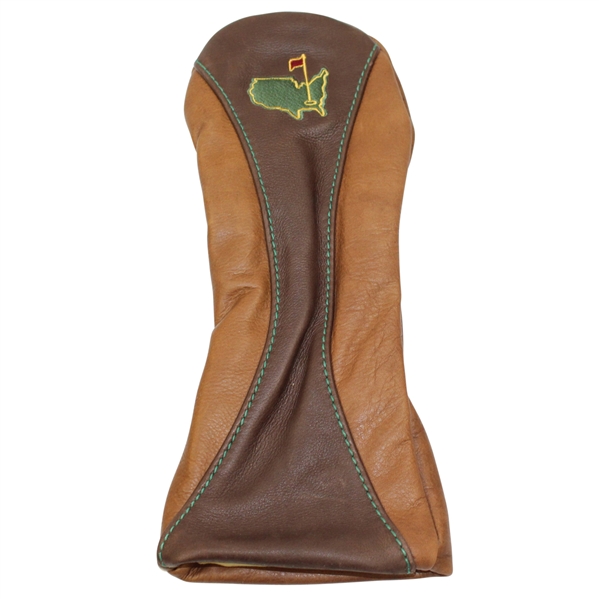 Premium Brown Leather Masters Driver Head Cover