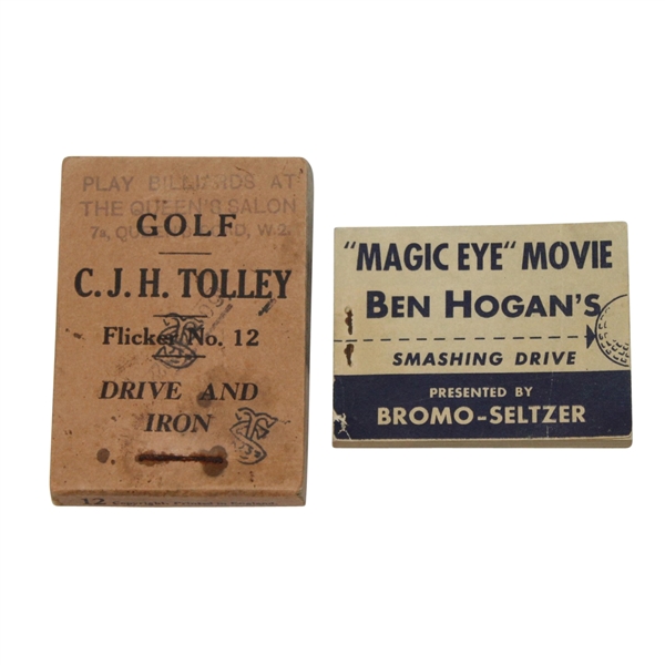 Ben Hogan's Magic Eye Movie & Cyril Tolley 'Drive and Iron' No. 12 Flicker Books