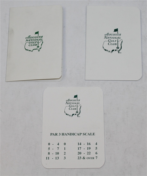 Miscellaneous Masters Items Lot - Badges, Scorecards, Ball Markers, Bag Tags, and other
