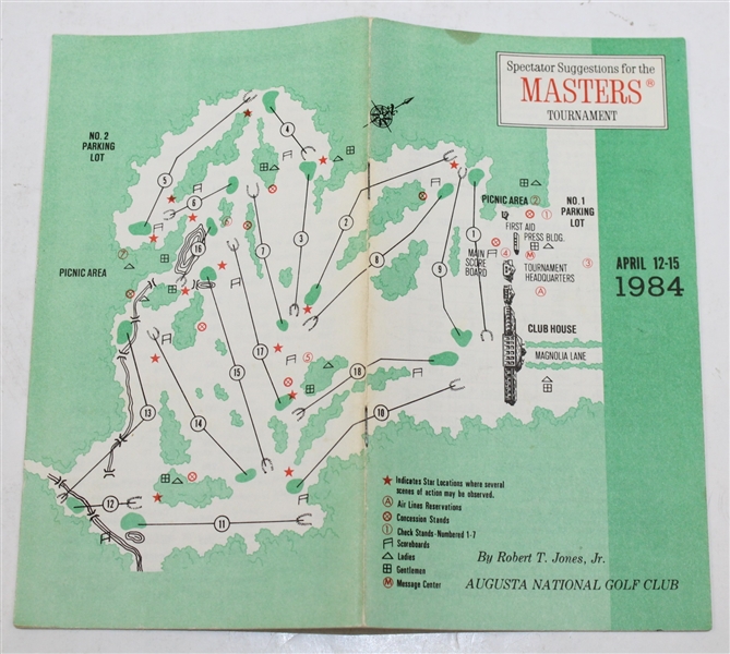 Masters Spectator's Guides- 1977, 1979, 1984, 1985