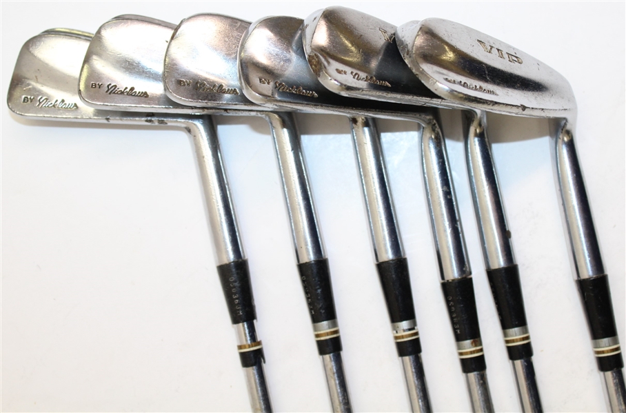 Jack Nicklaus' Personal Used 1970 MacGregor Irons - From Sweden's Volvo Open