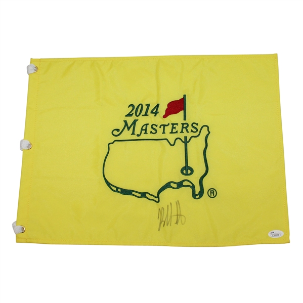 Bubba Watson Signed 2014 Masters Embroidered Flag JSA #35359
