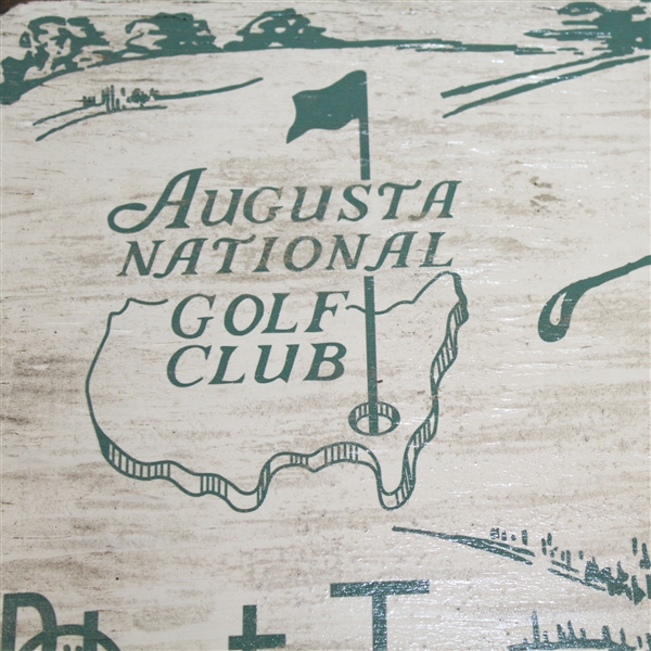 Bobby Jones Wooden Plaque- 1933 ANGC Opening Day