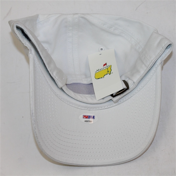 Phil Mickelson Signed Masters White Caddy Hat PSA/DNA #AB97569