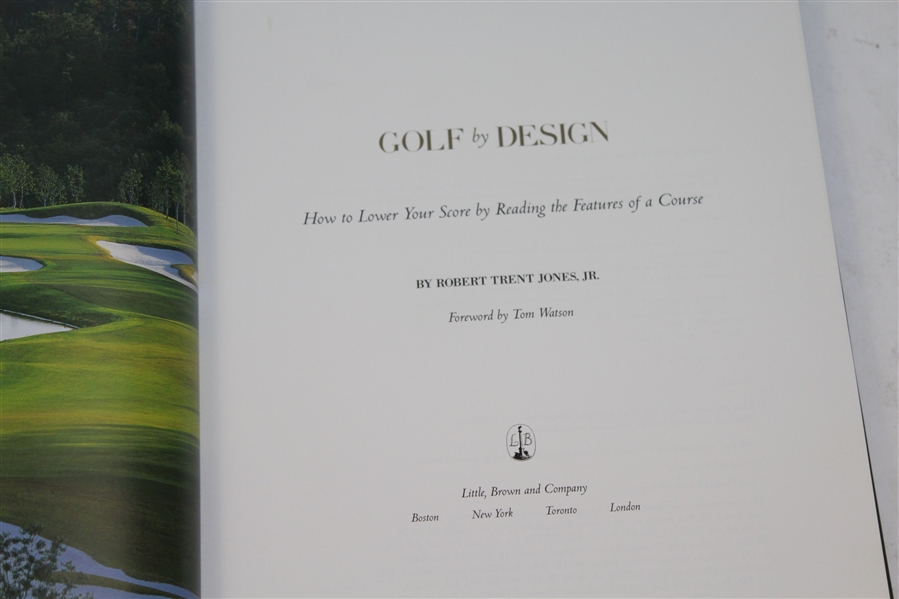 Robert Trent Jones Signed & Inscribed 'Golf by Design' Book JSA ALOA