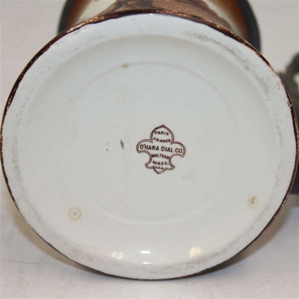 O'Hara Dial Golf Themed Stein- Pewter and Ceramic Lid- R. WAYNE PERKINS COLLECTION
