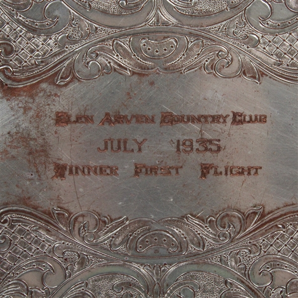 1935 Glen Arven Country Club First Flight Silver Platter