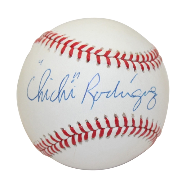 Chi Chi Rodriguez Signed Baseball - Full Signature JSA ALOA